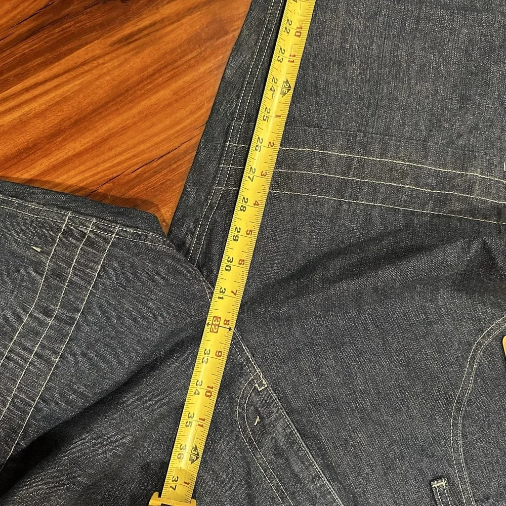 Vintage Levis Temple Pant Jeans Mens 30x32 Blue Wide Leg Relaxed Denim Y2K